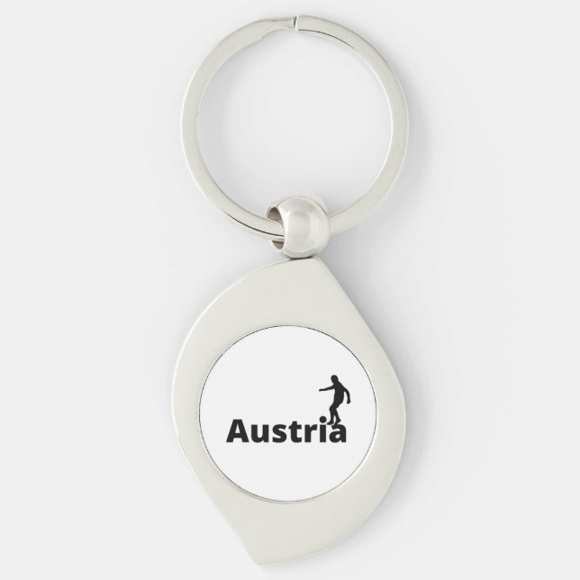 Chaveiro Áustria futebol  (Frente)