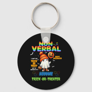Chaveiro Autis de Halloween não-verbyl Ausome