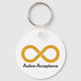 Chaveiro Autism Acceptance Keychain