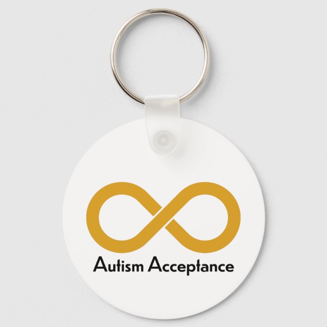 Chaveiro Autism Acceptance Keychain (Frente)