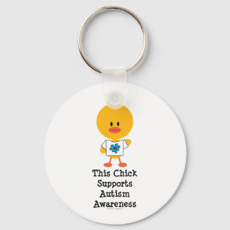 Chaveiro Autism Awareness Chick Keychain