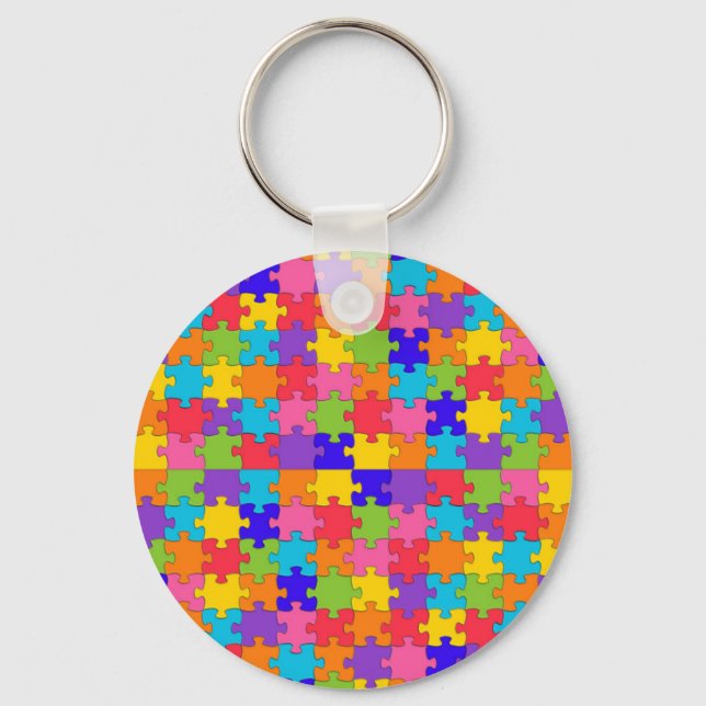 Chaveiro autism puzzle (Frente)
