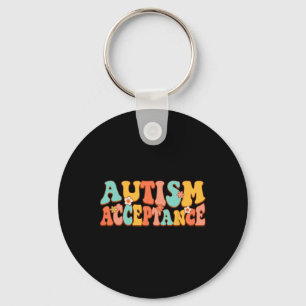 Chaveiro Autismo Advertência Aceitação Groovy Especial E