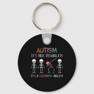 Chaveiro Autismo Consciência Dabitando Autismo Do Crânio Nã