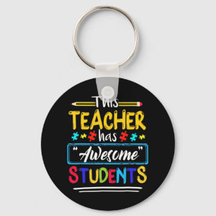 Chaveiro Autismo Consciência que este professor tem estudio