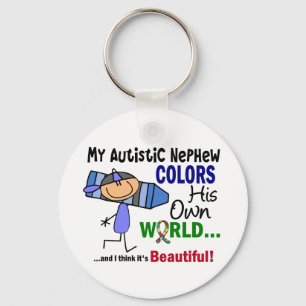 Chaveiro Autismo COORDENA O SEU PRÓPRIO MUNDO Nephew