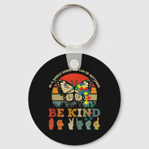 Chaveiro Autismo de professor de Quebra-cabeça ASL para bor