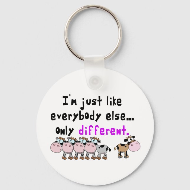 Chaveiro Autismo diferente (Frente)