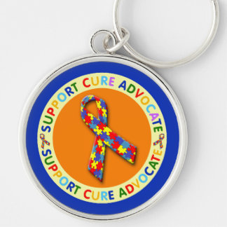 Chaveiro Autismo do advogado da cura do apoio