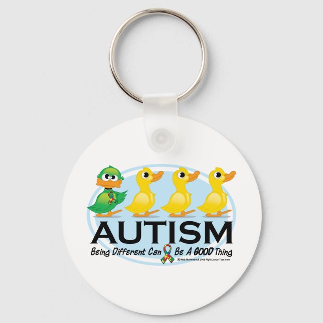 Chaveiro Autismo Ducking Feio (Frente)