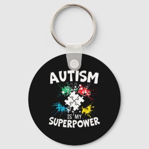 Chaveiro Autismo É O Meu Superpoder Sobre Autismo De Desord