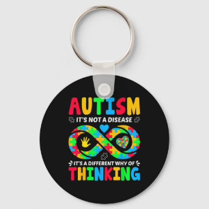 Chaveiro Autismo Engraçado Apoio à Consciência