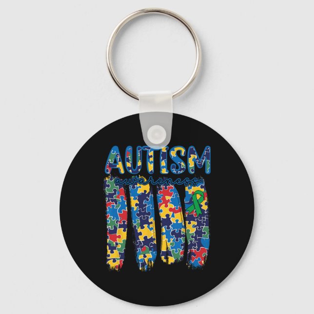Chaveiro Autismo Espectro de Consciência Brushaft Quebra-ca (Frente)