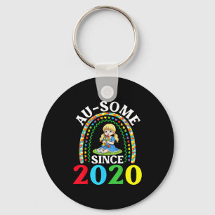 Chaveiro Autismo Incrível Ausome Desde 2020 Conscientização