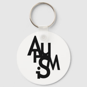 Chaveiro Autismo (letras misturadas)