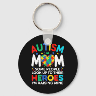 Chaveiro Autismo Mãe Aumentando Heros Autismo Sensibilizaçã
