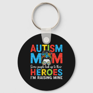 Chaveiro Autismo Mãe Aumentando O Herói Autismo Sensibiliza