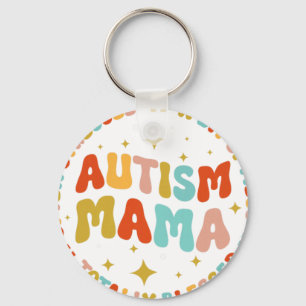 Chaveiro Autismo Mãe Frequentemente Estressada Um Pouco De 