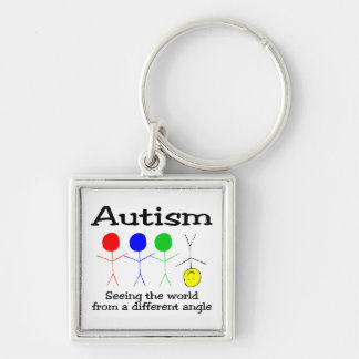 Chaveiro Autismo que vê o mundo de um ângulo diferente