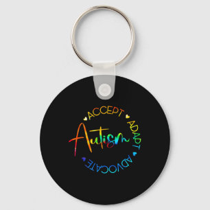 Chaveiro Autismo Sensibilização Aceite Adaptar Advocate Aut