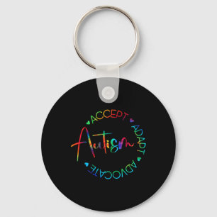 Chaveiro Autismo Sensibilização Aceite Adaptar Advocate Aut
