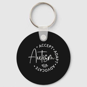 Chaveiro Autismo Sensibilização Aceite Adaptar Advocate Aut