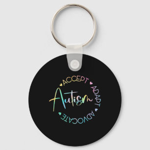 Chaveiro Autismo Sensibilização Aceite Adaptar Advocate Aut