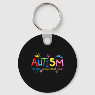 Chaveiro Autismo Sensibilização Aceite Compreender Professo