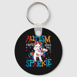 Chaveiro Autismo Sensibilização Crianças Unicórnio Para Aut