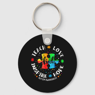 Chaveiro Autismo Sensibilização Professora Camisa Autismo S