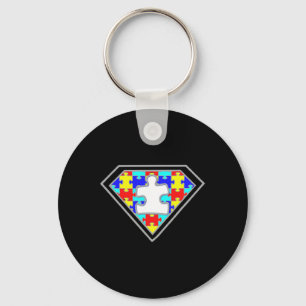 Chaveiro Autismo Sensibilização Super Herói Autismo Oferece