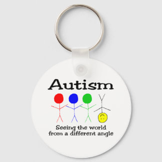 Chaveiro Autismo Vendo O Mundo De Um Ângulo Diferente