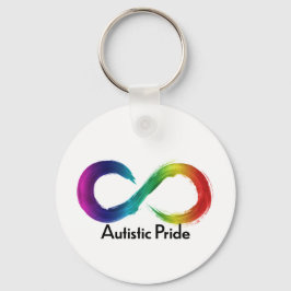 Chaveiro Autistic pride keychain