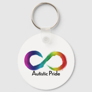 Chaveiro Autistic pride keychain