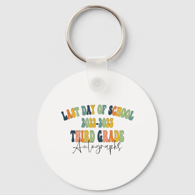 Chaveiro Autográficos 2023 do 3º ano da escola (Frente)