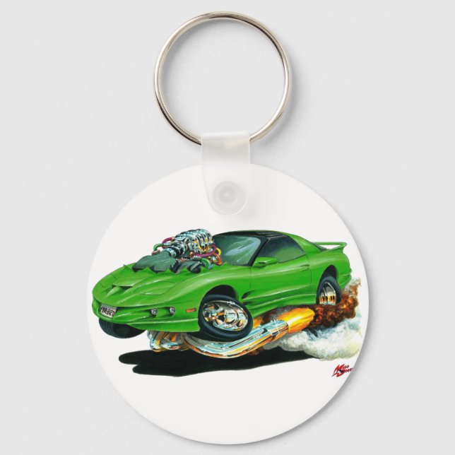 Chaveiro Automóvel Verde Trans Am 1993-97 (Frente)
