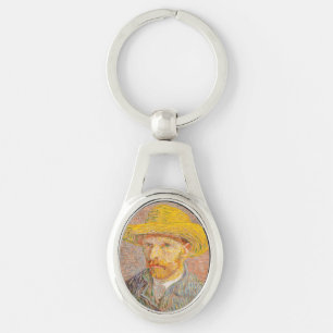 Chaveiro Autorretrato de Vincent Van Gogh com Chapéu de Pal