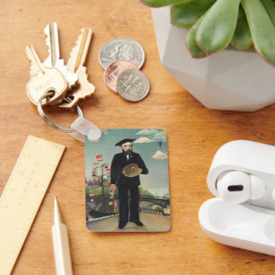 Chaveiro Autorretrato Paisagem 1890, Henri Rousseau