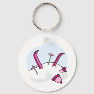 Chaveiro Avalancha cor-de-rosa