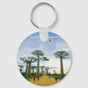 Chaveiro Avenida dos Baobás, Madagascar - Paisagem