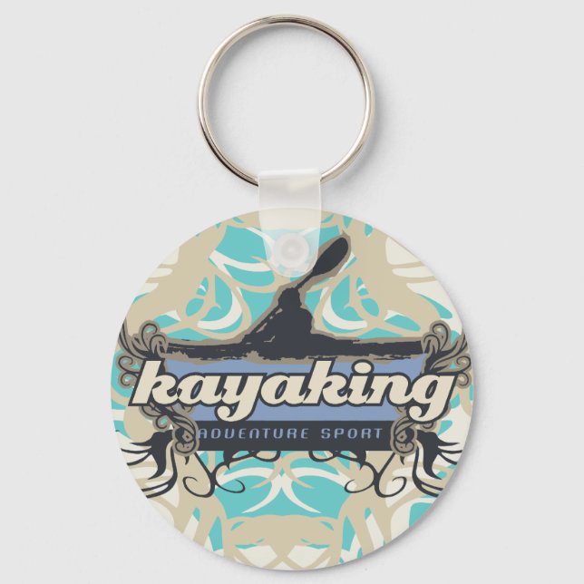 Chaveiro Aventura, Camisetas de Kayaking e presentes (Frente)