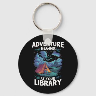 Chaveiro Aventura Começa Na Sua Biblioteca Amante De Livros