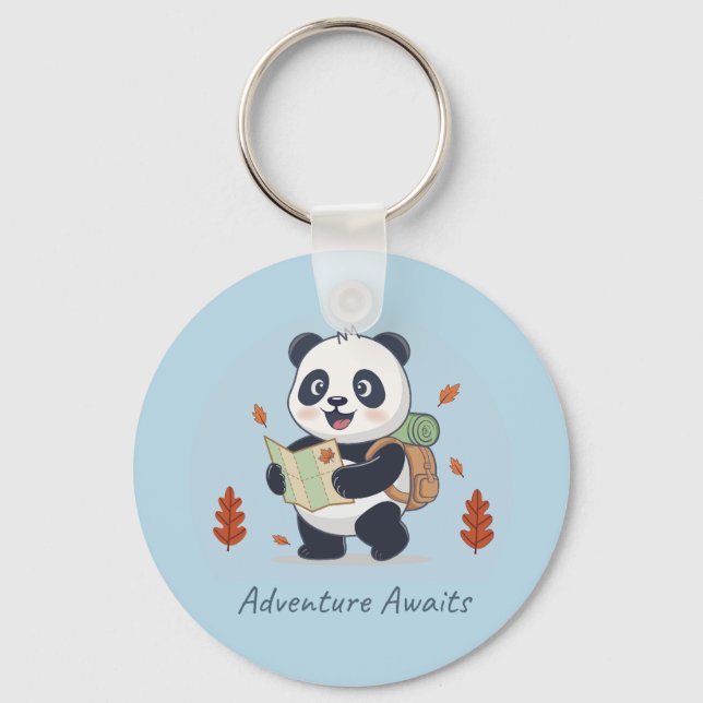 Chaveiro Aventura Espera Panda (Frente)