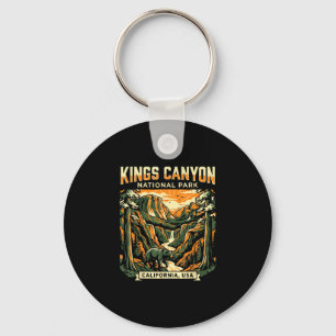 Chaveiro aventura no parque nacional vintage kings canyon 