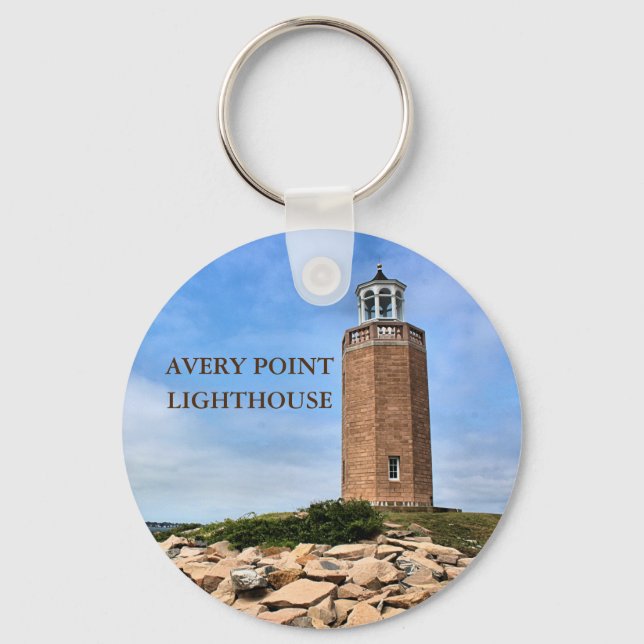 Chaveiro Avery Point Lighthouse Keyring (Frente)