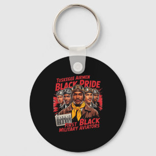 Chaveiro Aviadores Negros Retro História Negra Segunda Guer