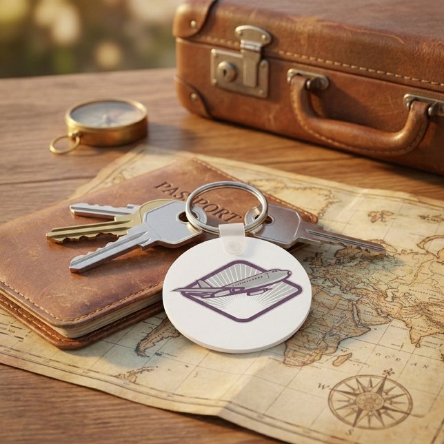 Chaveiro Avião a Jato (Criador carregado)