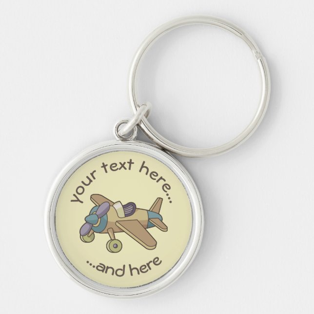 Chaveiro Avião Brinquedo (Frente)