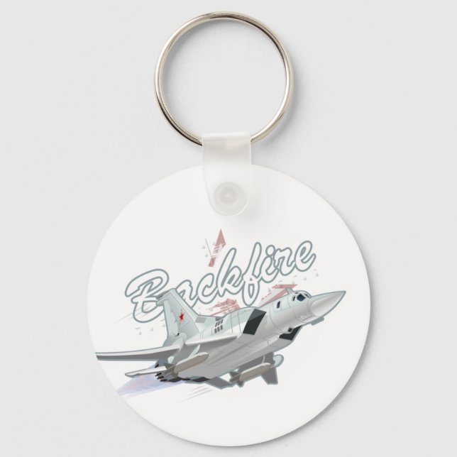 Chaveiro Avião de animação (Frente)