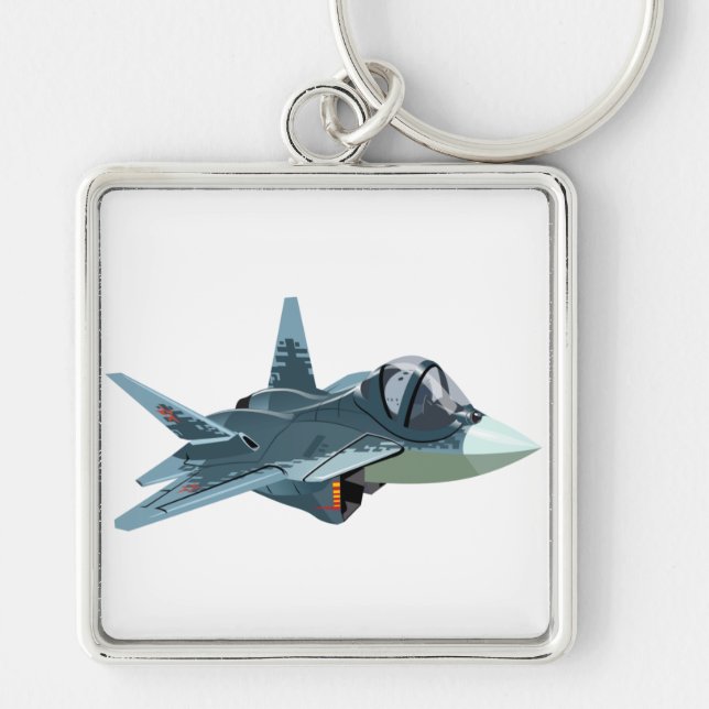 Chaveiro Avião de animação (Frente)
